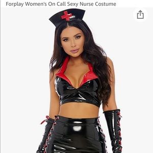 Foreplay on call sexy nurse costume